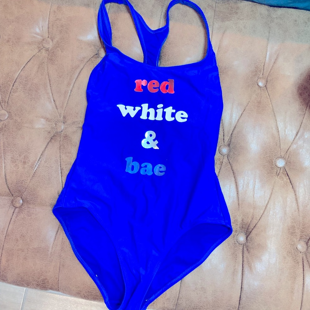 One piece bathing suit